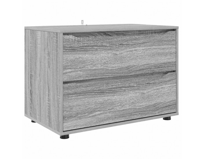 Sonata H Шкаф за съхранение Сив Сонома 80 x 48 x 57 см Инженерно дърво
