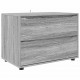 Sonata H Шкаф за съхранение Сив Сонома 80 x 48 x 57 см Инженерно дърво