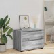 Sonata H Шкаф за съхранение Сив Сонома 80 x 48 x 57 см Инженерно дърво