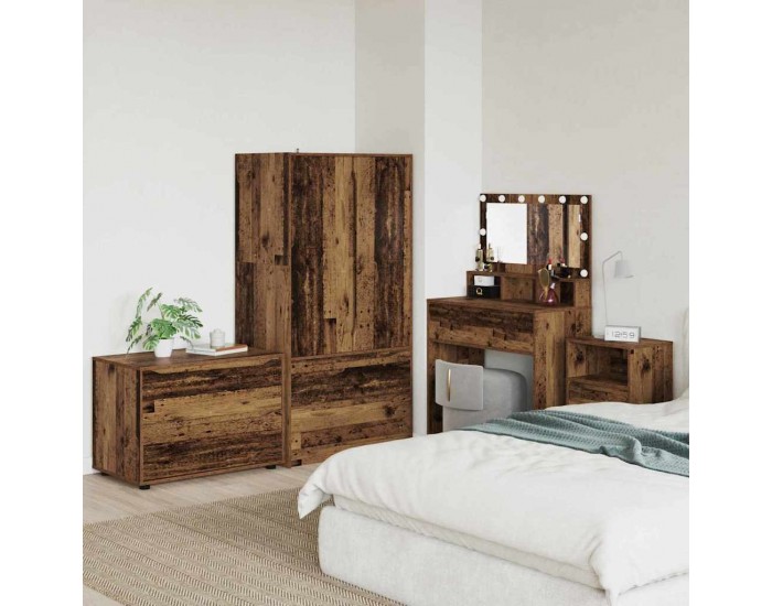 Sonata H Шкаф за съхранение Старо дърво 80 x 48 x 57 см Инженерно дърво