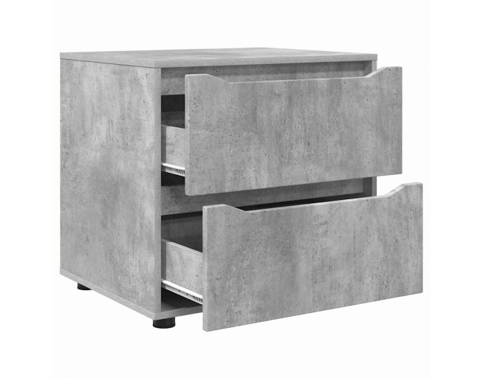 Sonata H Шкаф за съхранение Циментено сиво 60 x 48 x 57 см