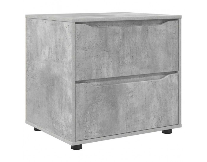 Sonata H Шкаф за съхранение Циментено сиво 60 x 48 x 57 см