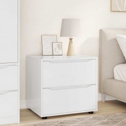 Sonata H Шкаф за съхранение Лъскаво бяло 60 x 48 x 57 см Инженерно дърво - Dulapuri