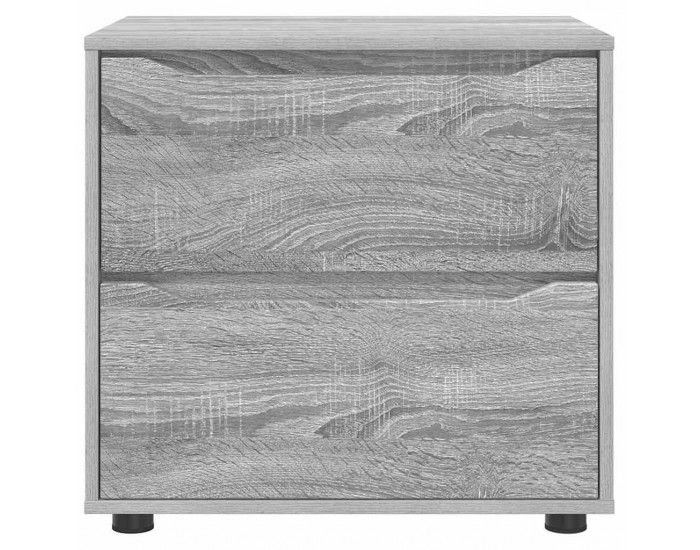 Sonata H Шкаф за съхранение Сив Сонома 60 x 48 x 57 см Инженерно дърво