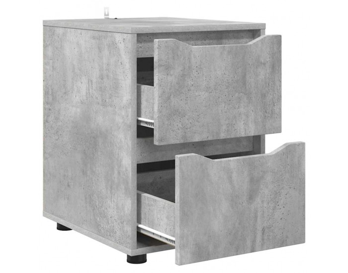Sonata H Шкаф за съхранение Циментено сиво 40 x 48 x 57 см