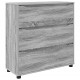 Sonata H Шкаф за съхранение Сив Сонома 80 x 31 x 81 см Инженерно дърво
