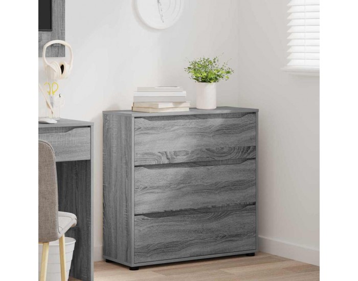Sonata H Шкаф за съхранение Сив Сонома 80 x 31 x 81 см Инженерно дърво