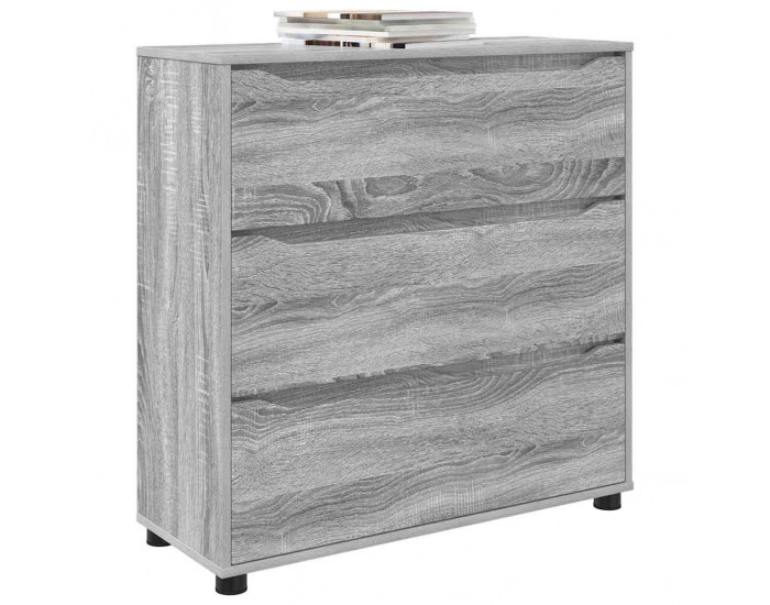 Sonata H Шкаф за съхранение Сив Сонома 80 x 31 x 81 см Инженерно дърво