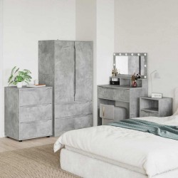 Sonata H Шкаф за съхранение Циментено сиво 60 x 48 x 81 см - Dulapuri
