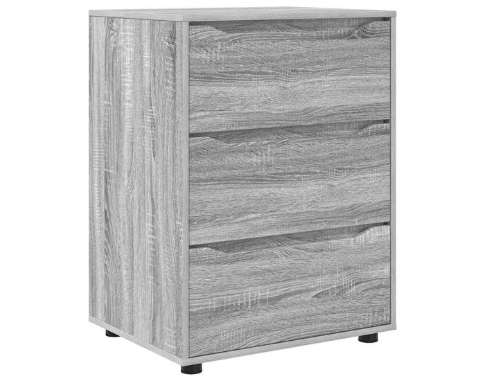 Sonata H Шкаф за съхранение Сив Сонома 60 x 48 x 81 см Инженерно дърво