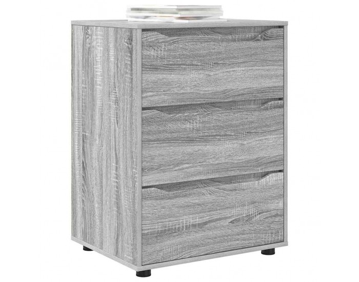 Sonata H Шкаф за съхранение Сив Сонома 60 x 48 x 81 см Инженерно дърво