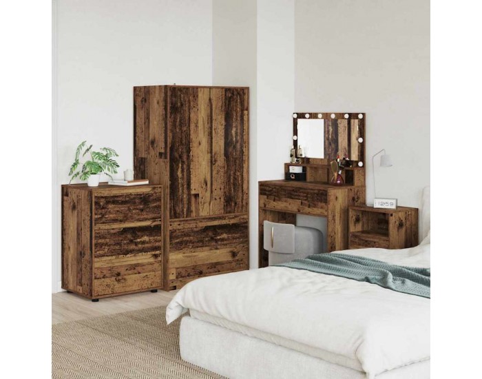 Sonata H Шкаф за съхранение Старо дърво 60 x 48 x 81 см Инженерно дърво