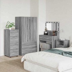 Sonata H Шкаф за съхранение Сив Сонома 40 x 48 x 105 см Инженерно дърво - Dulapuri