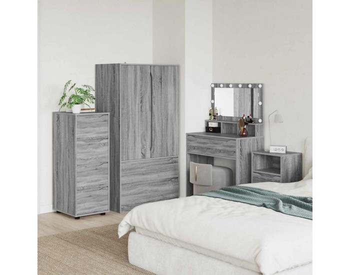 Sonata H Шкаф за съхранение Сив Сонома 40 x 48 x 105 см Инженерно дърво
