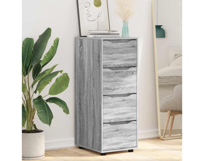 Sonata H Шкаф за съхранение Сив Сонома 40 x 48 x 105 см Инженерно дърво