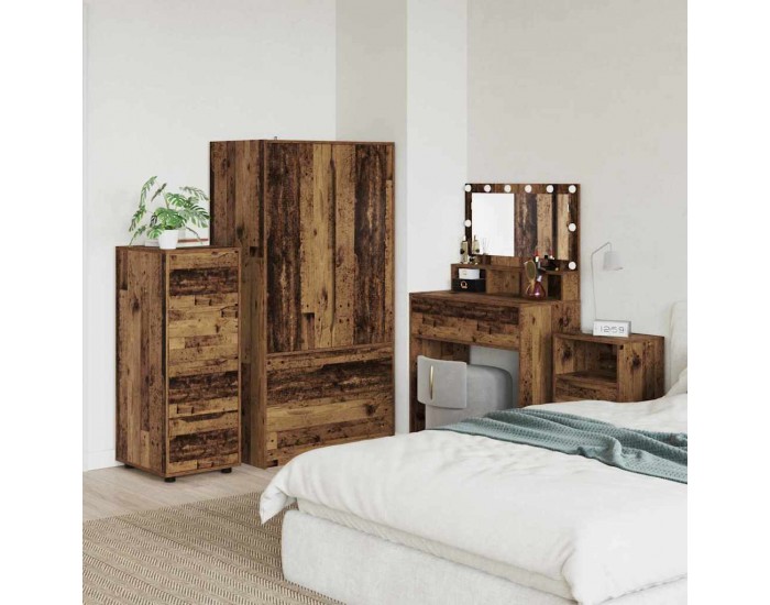 Sonata H Шкаф за съхранение Старо дърво 40 x 48 x 105 см Инженерно дърво