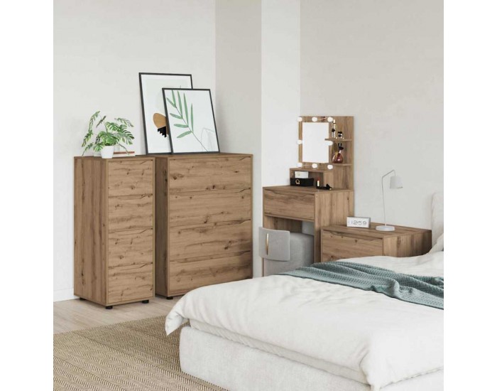 Sonata H Шкаф за съхранение Дъб 40 x 48 x 105 см Инженерно дърво
