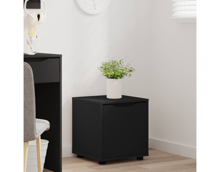 Sonata H Шкаф за баня Черно 40,5 x 40 x 44 см Инженерно дърво