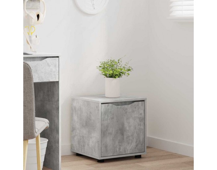 Sonata H Шкаф за баня Циментено сиво 40,5 x 40 x 44 см Инженерно дърво