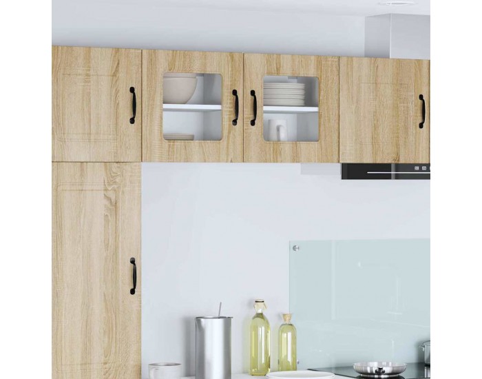Sonata H Горен кухненски шкаф с рафт 2 pcs Сонома дъб 40 x 31 x 40 см