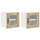 Sonata H Горен кухненски шкаф с рафт 2 pcs Сонома дъб 40 x 31 x 40 см
