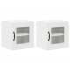 Sonata H Горен кухненски шкаф с рафт 2 pcs Лъскаво бяло 40 x 31 x 40 см