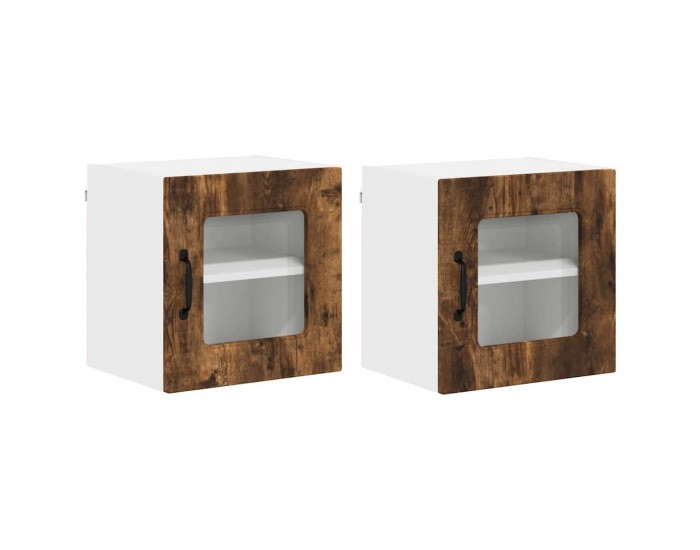 Sonata H Горен кухненски шкаф с рафт 2 pcs Димян дъб 40 x 31 x 40 см