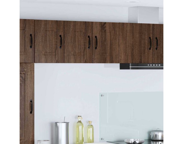 Sonata H Горен кухненски шкаф с рафт 2 pcs Кафяв дъб 30 x 31 x 40 см