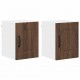 Sonata H Горен кухненски шкаф с рафт 2 pcs Кафяв дъб 30 x 31 x 40 см