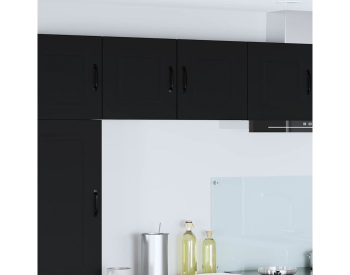 Sonata H Горен кухненски шкаф с рафт с врата 2 pcs Черно 40 x 31 x 40 см