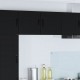 Sonata H Горен кухненски шкаф с рафт с врата 2 pcs Черно 40 x 31 x 40 см