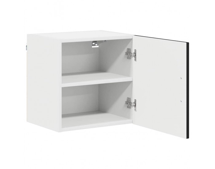 Sonata H Горен кухненски шкаф с рафт с врата 2 pcs Черно 40 x 31 x 40 см