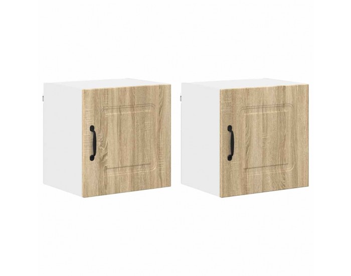 Sonata H Горен кухненски шкаф с рафт 2 pcs Сонома дъб 40 x 31 x 40 см