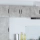 Sonata H Горен кухненски шкаф с рафт Циментено сиво 40 x 31 x 40 см