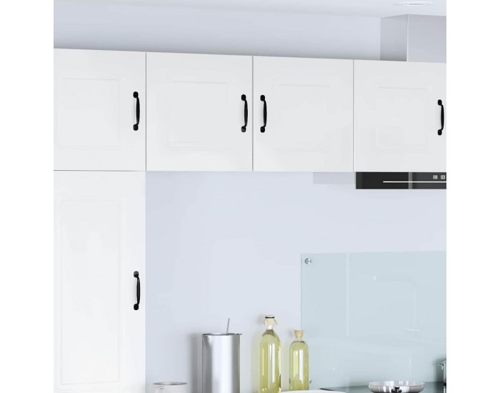 Sonata H Горен кухненски шкаф с рафт 2 pcs Лъскаво бяло 40 x 31 x 40 см