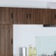 Sonata H Горен кухненски шкаф с рафт 2 pcs Кафяв дъб 40 x 31 x 40 см