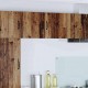 Sonata H Горен кухненски шкаф с рафт 2 pcs Старо дърво 40 x 31 x 40 см
