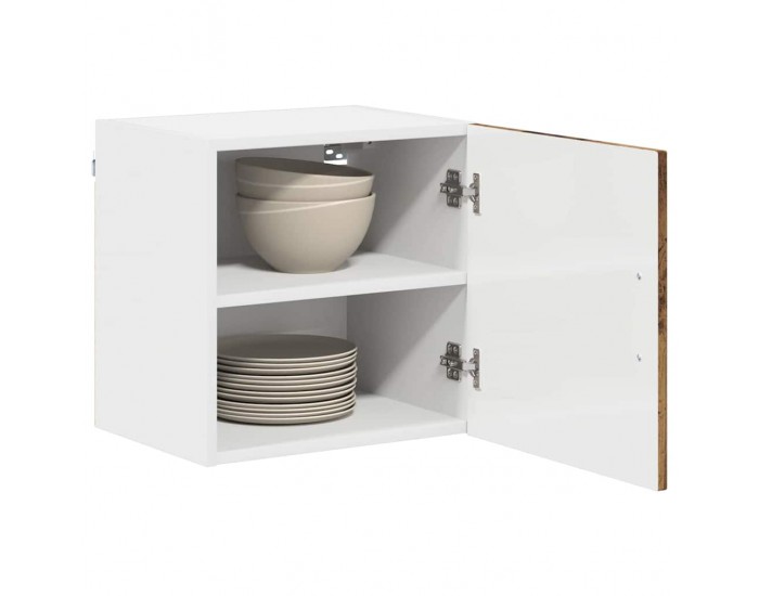 Sonata H Горен кухненски шкаф с рафт 2 pcs Старо дърво 40 x 31 x 40 см