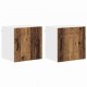 Sonata H Горен кухненски шкаф с рафт 2 pcs Старо дърво 40 x 31 x 40 см
