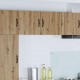 Sonata H Горен кухненски шкаф 2 pcs Дъб 40 x 31 x 40 см Инженерно дърво