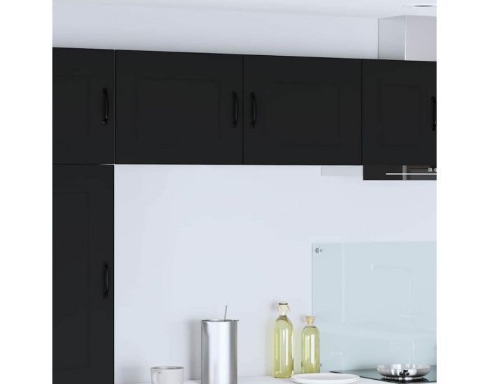 Sonata H Горен кухненски шкаф Черно 50 x 31 x 40 см Инженерно дърво