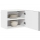 Sonata H Горен кухненски шкаф с рафт с врата 2 pcs Черно 50 x 31 x 40 см