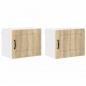 Sonata H Горен кухненски шкаф с рафт 2 pcs Сонома дъб 50 x 31 x 40 см