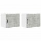 Sonata H Горен кухненски шкаф 2 pcs Циментено сиво 50 x 31 x 40 см