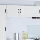 Sonata H Горен кухненски шкаф с рафт 2 pcs Лъскаво бяло 50 x 31 x 40 см