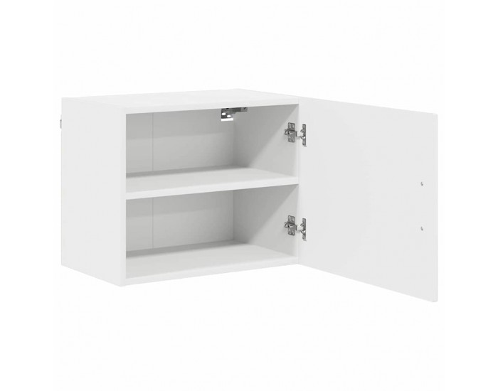 Sonata H Горен кухненски шкаф с рафт 2 pcs Лъскаво бяло 50 x 31 x 40 см