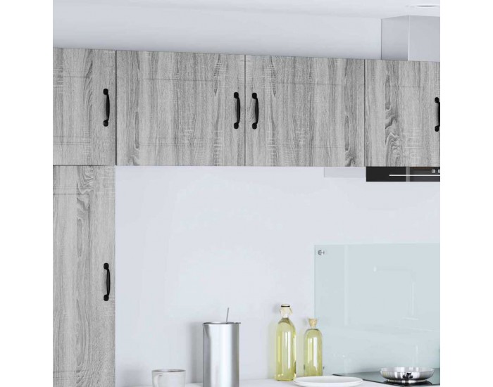 Sonata H Горен кухненски шкаф с рафт 2 pcs Сив Сонома 50 x 31 x 40 см
