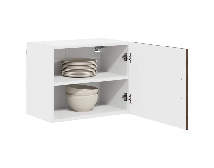 Sonata H Горен кухненски шкаф с рафт 2 pcs Кафяв дъб 50 x 31 x 40 см