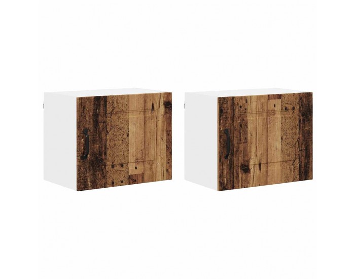 Sonata H Горен кухненски шкаф с рафт 2 pcs Старо дърво 50 x 31 x 40 см