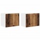 Sonata H Горен кухненски шкаф с рафт 2 pcs Старо дърво 50 x 31 x 40 см